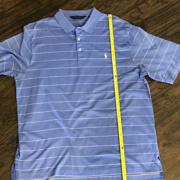Polo Golf Ralph Lauren Shirt 100% Pima Cotton Blue - Picture 6 of 10